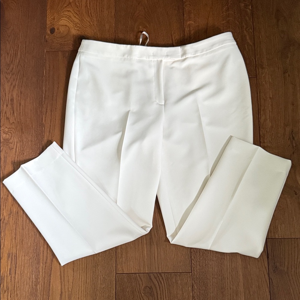 NWOT Anne Klein Elegant White Women's Trousers